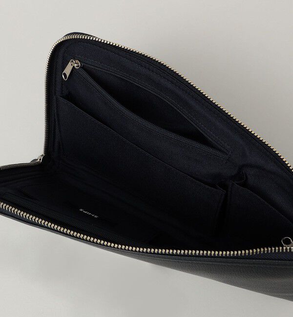 SHIPS「SHIPS: スマート レザー クラッチバッグ」|クラッチバッグ|