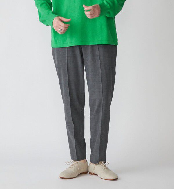 SHIPS「SHIPS:〈手洗い可能〉トロピカルウール 2WAYストレッチ パンツ (セットアップ対応)」|スラックス|