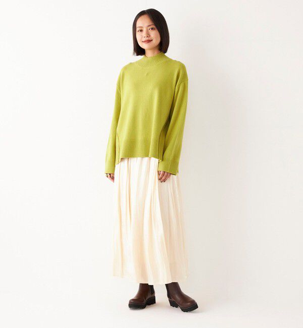 SHIPS Colors 「SHIPS Colors:〈洗濯機可能〉シャイニー ギャザー スカート」|スカート|