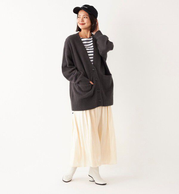 SHIPS Colors 「SHIPS Colors:〈洗濯機可能〉シャイニー ギャザー スカート」|スカート|