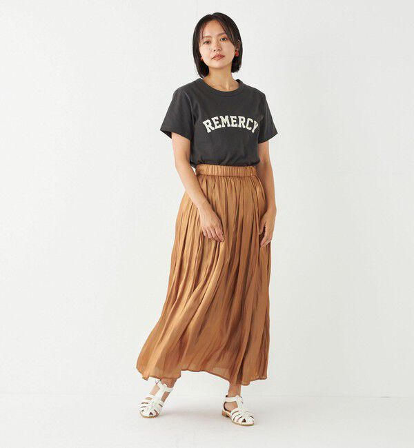 SHIPS Colors 「SHIPS Colors:〈洗濯機可能〉シャイニー ギャザー スカート」|スカート|