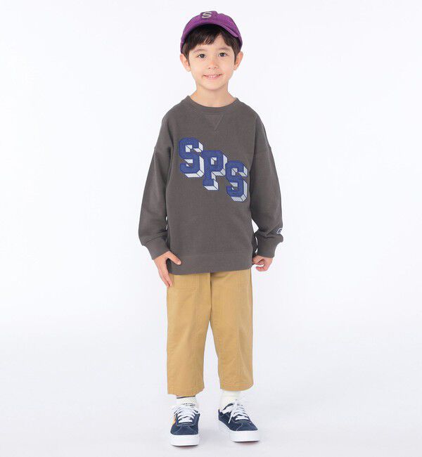 SHIPS KIDS「SHIPS KIDS:100～130cm / ワイド クロップド パンツ」|その他|