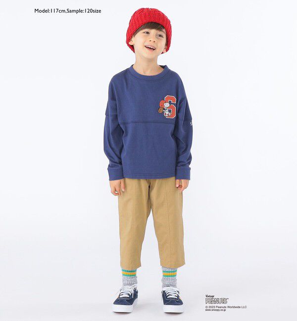 SHIPS KIDS「SHIPS KIDS:100～130cm / ワイド クロップド パンツ」|その他|