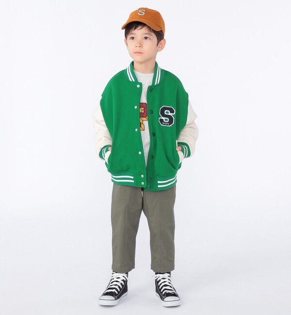 SHIPS KIDS「SHIPS KIDS:100～130cm / ワイド クロップド パンツ」|その他|