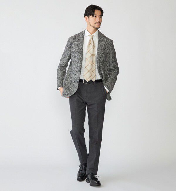 SHIPS「SHIPS: 〈手洗い可能〉2WAY ストレッチ ドビー パンツ」|チノ|