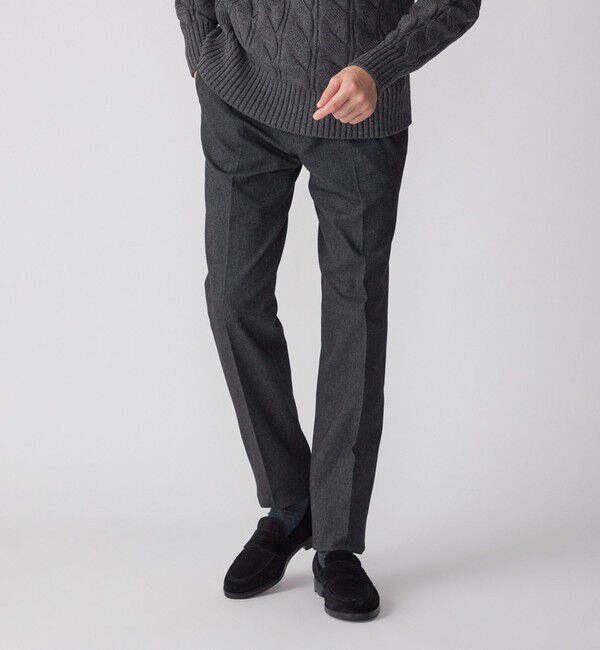 SHIPS「SHIPS: 〈手洗い可能〉2WAY ストレッチ ドビー パンツ」|チノ|