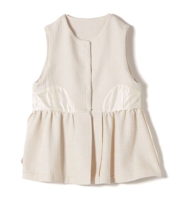 SHIPS for women「〈セレモニー対応可〉スラブ ツイード ジレ（セットアップ対応）」|ベスト・ジレ|