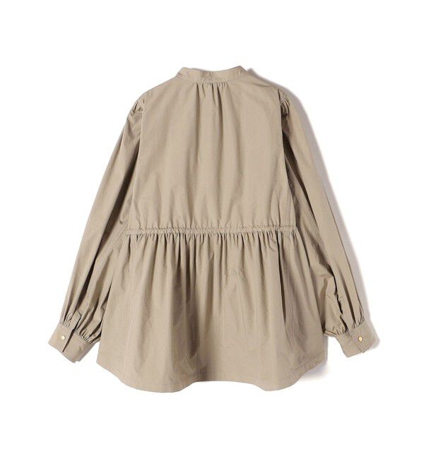 SHIPS for women「〈手洗い可能〉割繊 ナイロン スタンドカラー ギャザー ブルゾン◇」|ブルゾン・スタジャン|