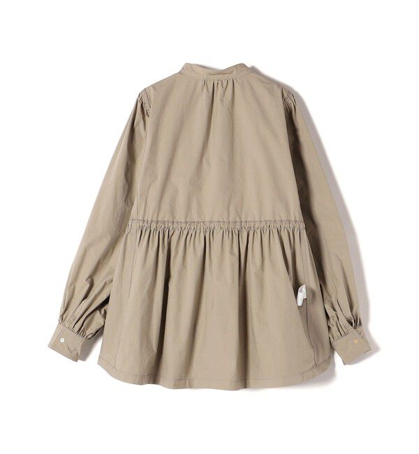 SHIPS for women「〈手洗い可能〉割繊 ナイロン スタンドカラー ギャザー ブルゾン◇」|ブルゾン・スタジャン|