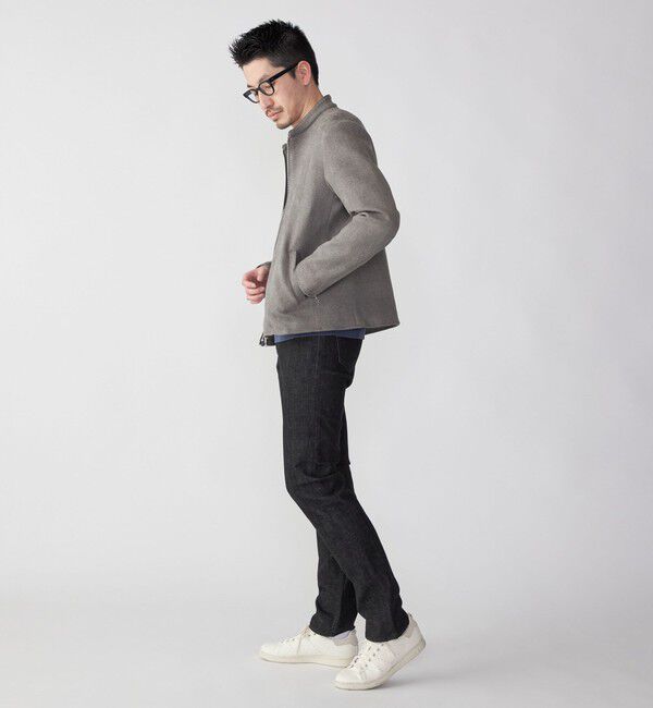 SHIPS「SHIPS: オイカワデニム 5ポケット テーパード デニムパンツ 24SS 〈ブラック〉」|チノ|