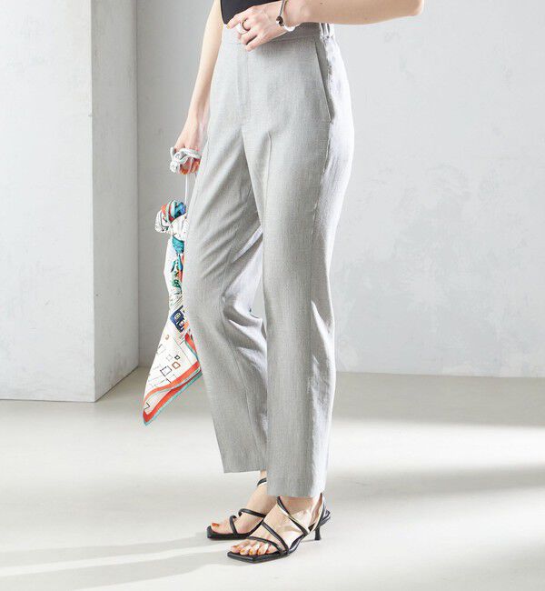 SHIPS for women「〈接触冷感/手洗い可能〉トリアセテート混 テーパード パンツ（セットアップ対応）◇」|その他|