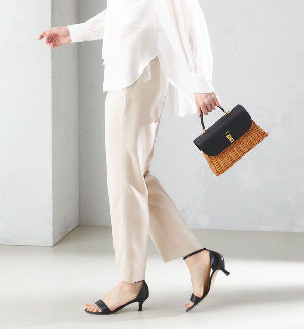 SHIPS for women「〈接触冷感/手洗い可能〉トリアセテート混 テーパード パンツ（セットアップ対応）◇」|その他|