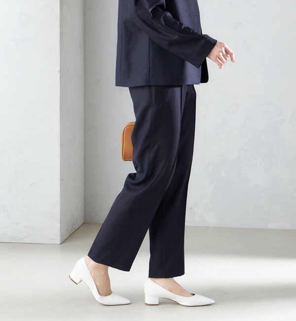 SHIPS for women「〈接触冷感/手洗い可能〉トリアセテート混 テーパード パンツ（セットアップ対応）◇」|その他|