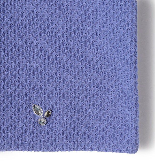 SHIPS for women「【WEB限定】〈手洗い可能〉ハイツイスト コットン ビジュー カノコ ニット」|プルオーバー|