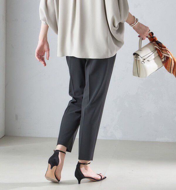 SHIPS for women「〈手洗い可能〉ストレッチ テーパード パンツ」|その他|