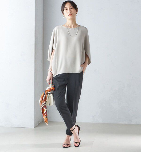 SHIPS for women「〈手洗い可能〉ストレッチ テーパード パンツ」|その他|