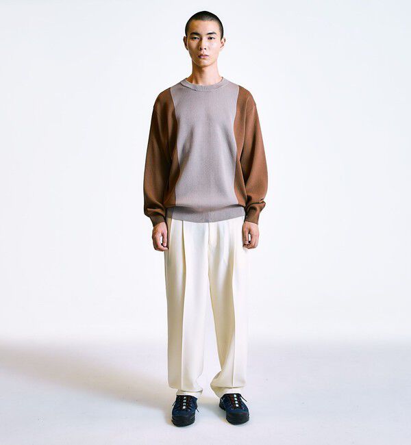 SHIPS「City Ambient Products: 2プリーツ ワイド テーパード スラックス」|スラックス|