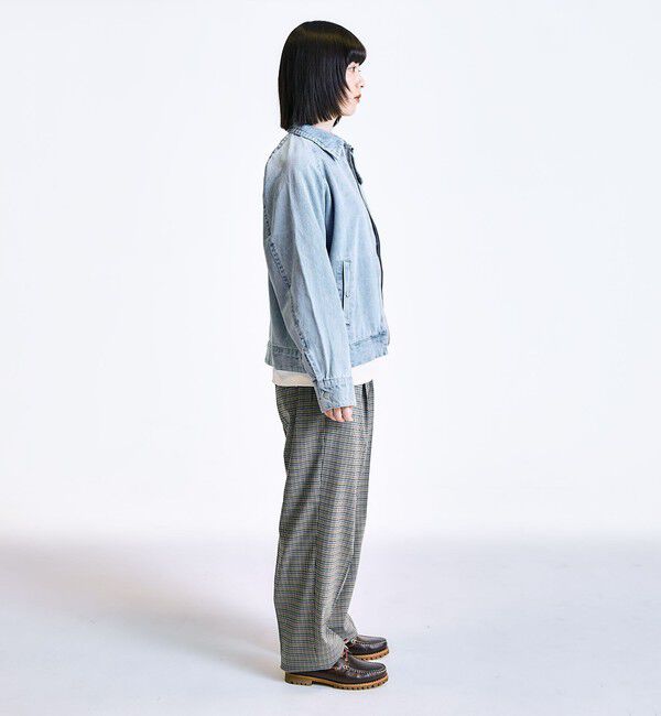 SHIPS「City Ambient Products: 2プリーツ ワイド テーパード スラックス」|スラックス|