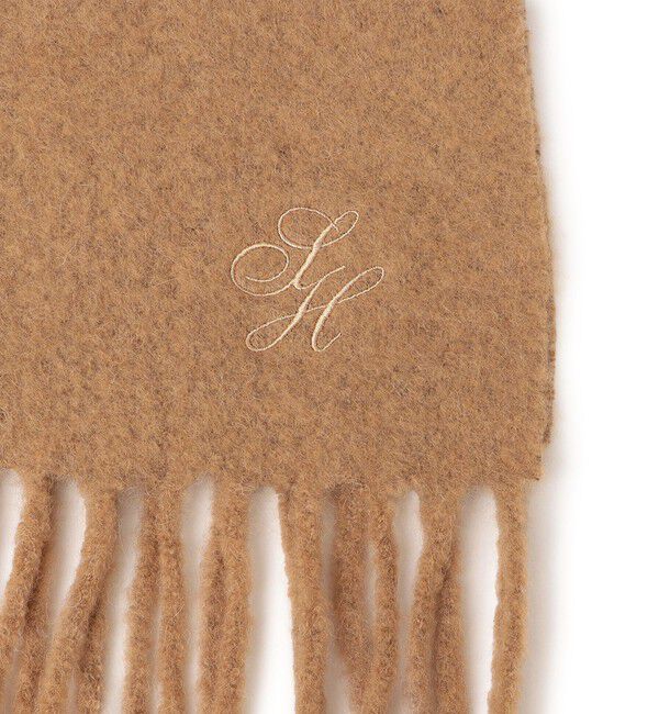 SHIPS for women「刺繍 モへヤ ミックス マフラー」|マフラー|