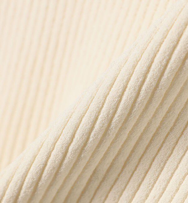 SHIPS for women「〈手洗い可能〉ボートネック 5分袖 リブ ニット」|ニット・セーター|