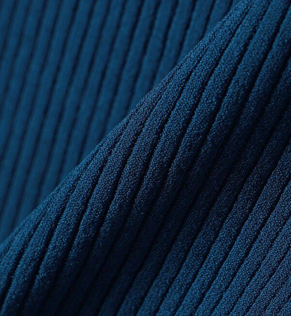 SHIPS for women「〈手洗い可能〉ボートネック 5分袖 リブ ニット」|ニット・セーター|