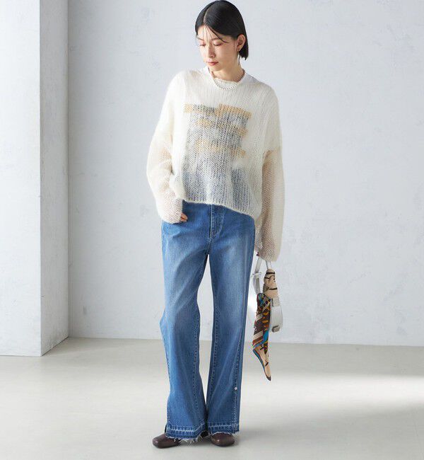 SHIPS for women「J.J.MERCER:〈洗濯機可能〉プリント TEE」|Tシャツ・カットソー|