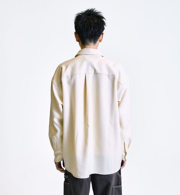 SHIPS「City Ambient Products: レギュラーカラー ロングスリーブ オーバー シャツ」|シャツ・ブラウス|