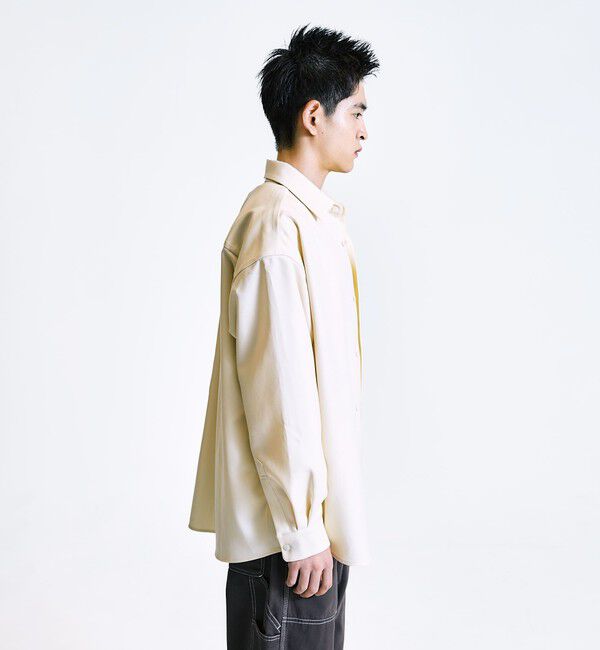 SHIPS「City Ambient Products: レギュラーカラー ロングスリーブ オーバー シャツ」|シャツ・ブラウス|