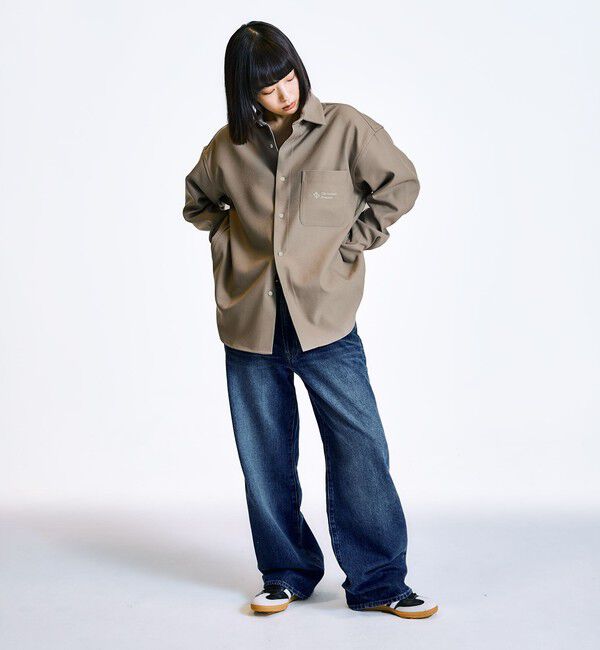 SHIPS「City Ambient Products: レギュラーカラー ロングスリーブ オーバー シャツ」|シャツ・ブラウス|