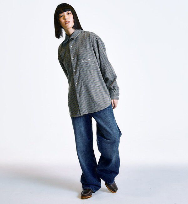 SHIPS「City Ambient Products: レギュラーカラー ロングスリーブ オーバー シャツ」|シャツ・ブラウス|