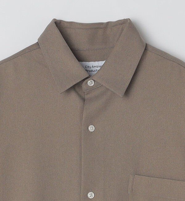SHIPS「City Ambient Products: レギュラーカラー ロングスリーブ オーバー シャツ」|シャツ・ブラウス|