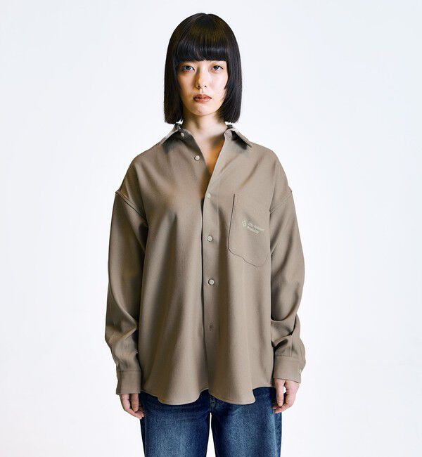 SHIPS「City Ambient Products: レギュラーカラー ロングスリーブ オーバー シャツ」|シャツ・ブラウス|