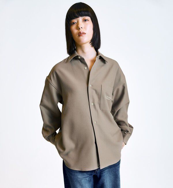 SHIPS「City Ambient Products: レギュラーカラー ロングスリーブ オーバー シャツ」|シャツ・ブラウス|