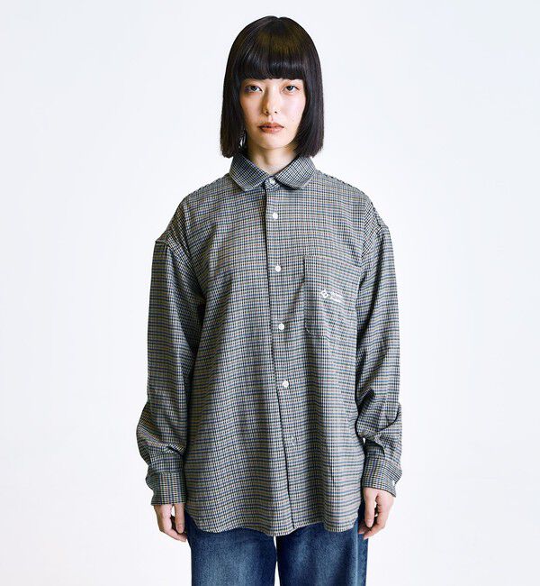 SHIPS「City Ambient Products: レギュラーカラー ロングスリーブ オーバー シャツ」|シャツ・ブラウス|