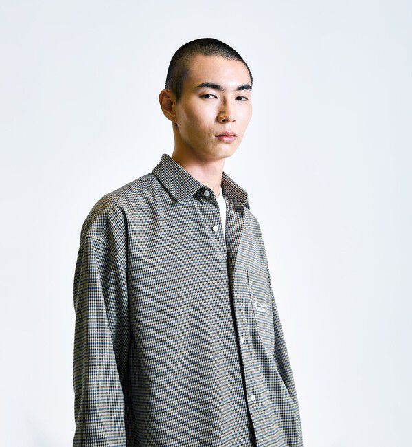 SHIPS「City Ambient Products: レギュラーカラー ロングスリーブ オーバー シャツ」|シャツ・ブラウス|