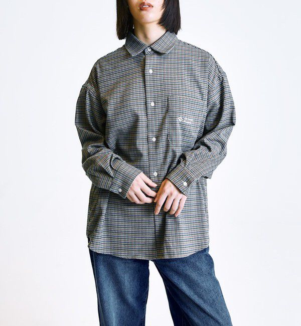 SHIPS「City Ambient Products: レギュラーカラー ロングスリーブ オーバー シャツ」|シャツ・ブラウス|