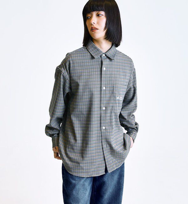 SHIPS「City Ambient Products: レギュラーカラー ロングスリーブ オーバー シャツ」|シャツ・ブラウス|