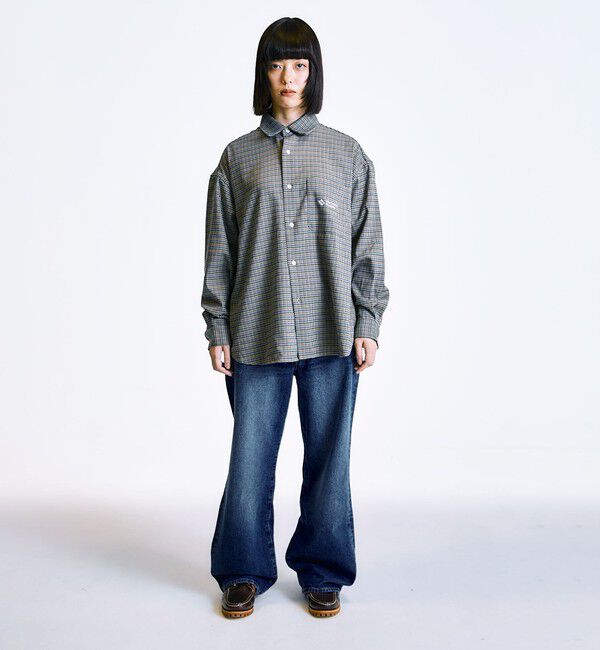 SHIPS「City Ambient Products: レギュラーカラー ロングスリーブ オーバー シャツ」|シャツ・ブラウス|