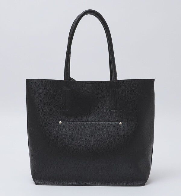 SHIPS「【WEB限定】SHIPS: 合成皮革 ビズ トート バッグ (クラッチバッグ付き)」|トートバッグ|