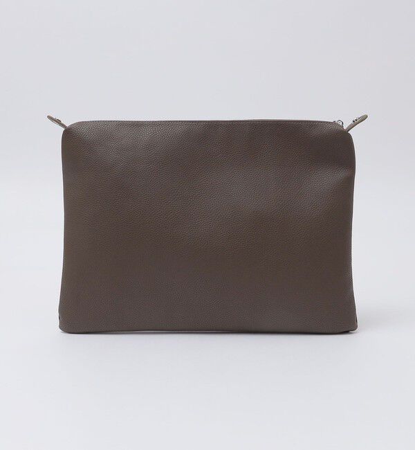 SHIPS「【WEB限定】SHIPS: 合成皮革 ビズ トート バッグ (クラッチバッグ付き)」|トートバッグ|