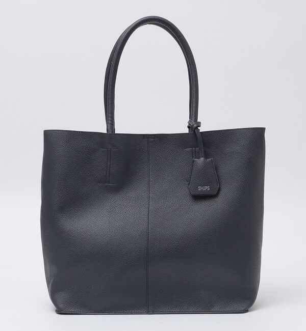 SHIPS「【WEB限定】SHIPS: 合成皮革 ビズ トート バッグ (クラッチバッグ付き)」|トートバッグ|