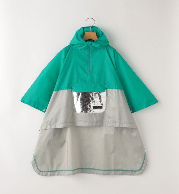 SHIPS KIDS「【WEB限定】THE PARK SHOP:RAIN PARK PONCHO」|レインコート|シルバー
