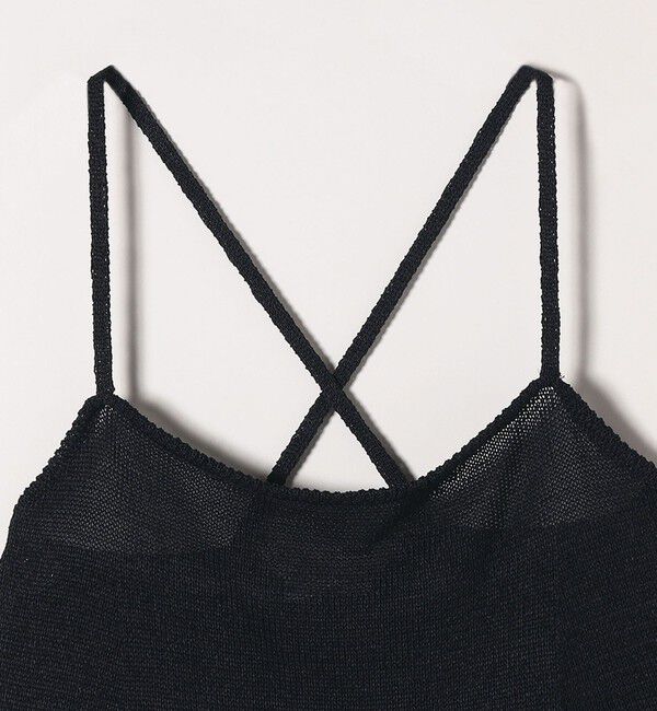 SHIPS any「SHIPS any:〈手洗い可能〉バルキー シアー フレア ニット キャミソール」|キャミソール|