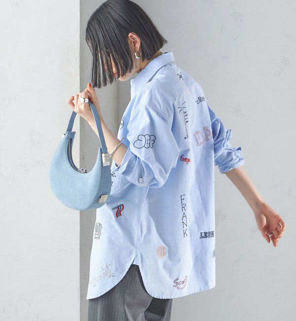 SHIPS for women「【SHIPS別注】WHITE FIELD: エンブロイダリー シャツ」|シャツ・ブラウス|