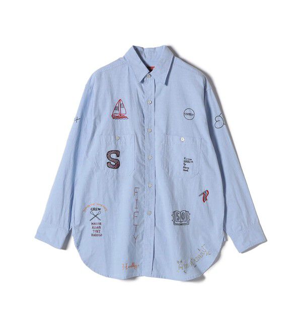 SHIPS for women「【SHIPS別注】WHITE FIELD: エンブロイダリー シャツ」|シャツ・ブラウス|