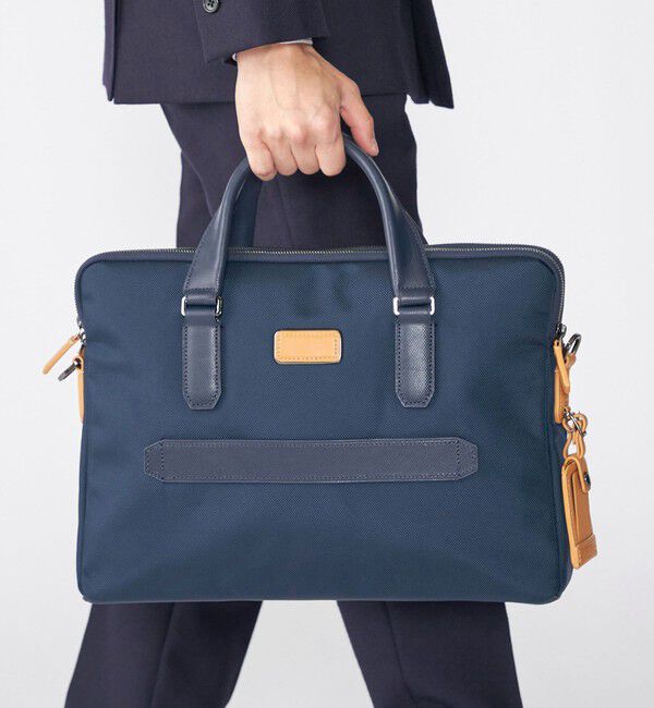 SHIPS「【SHIPS別注】TUMI: 50th ANNIV HARRISON スリムブリーフ」|リュック|ネイビー