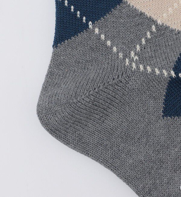 SHIPS「SHIPS: アーガイル クルー ソックス」|ソックス|