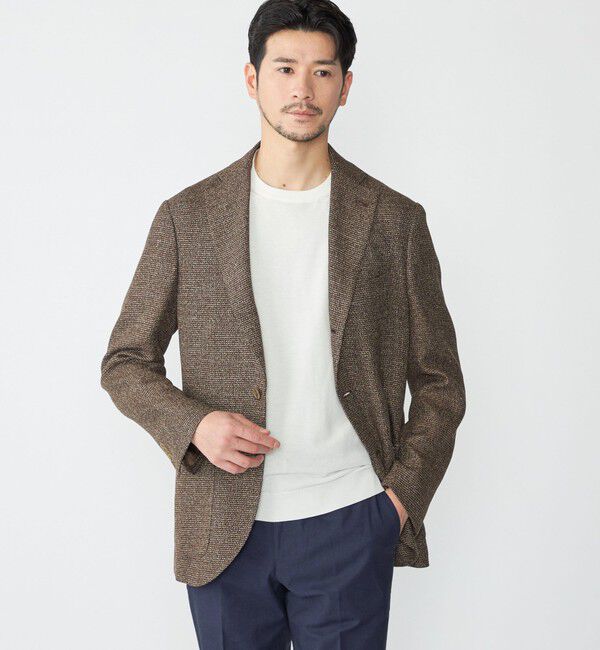 SHIPS「SHIPS: ICE COTTON クルーネック ショートスリーブ ニットTシャツ」|Tシャツ・カットソー|