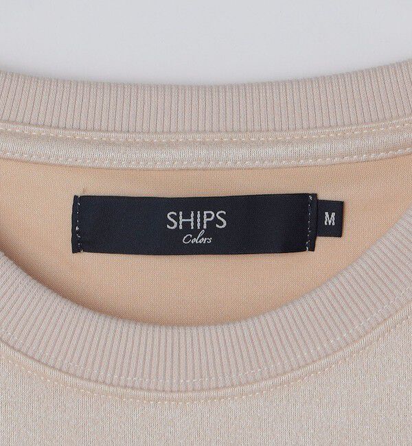 SHIPS Colors 「SHIPS Colors:ポリエステル フェイクスエード エンブロイダリー Tシャツ」|Tシャツ・カットソー|