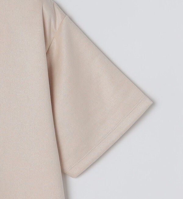 SHIPS Colors 「SHIPS Colors:ポリエステル フェイクスエード エンブロイダリー Tシャツ」|Tシャツ・カットソー|